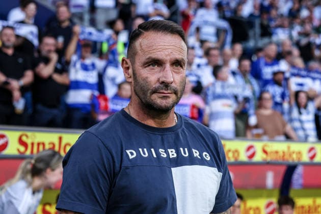 Sports, Soccer, 3rd League, 2026–2027 Season, Matchday 6: MSV Duisburg vs. TSV Havelse, September 15, 2026, Schauinsland Reisen Arena; Dietmar Hirsch, head coach, MSV Duisburg; Duisburg; Schauinsland Reisen Arena; North Rhine-Westphalia; Germany