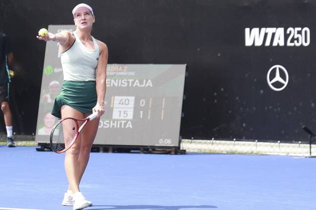 RECORD DATE NOT STATED Darja Semenistaja and Hayu Kinoshita face off at the SP Open in Brazil. Sao Paulo (SP), 09 15 2026 Tennis SP Open Latvian tennis player Darja Semenistaja, seeded No. 9, faces Japanese player Hayu Kinoshita in the first round of the SP Open, this Tuesday (15), on court 2 of Villa-Lobos Park, in Sao Paulo. Tennis player Darja Semenistaja wins by 2 sets to 0 with a score of 7 5 and 6 4(Foto: Leco Viana Thenews2 imago images) SPO  Copyright: xLecoxVianax