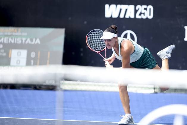 RECORD DATE NOT STATED Darja Semenistaja and Hayu Kinoshita face off at the SP Open in Brazil. Sao Paulo (SP), 09 15 2026 Tennis SP Open Latvian tennis player Darja Semenistaja, seeded No. 9, faces Japanese player Hayu Kinoshita in the first round of the SP Open, this Tuesday (15), on court 2 of Villa-Lobos Park, in Sao Paulo. Tennis player Darja Semenistaja wins by 2 sets to 0 with a score of 7 5 and 6 4(Foto: Leco Viana Thenews2 imago images) SPO  Copyright: xLecoxVianax