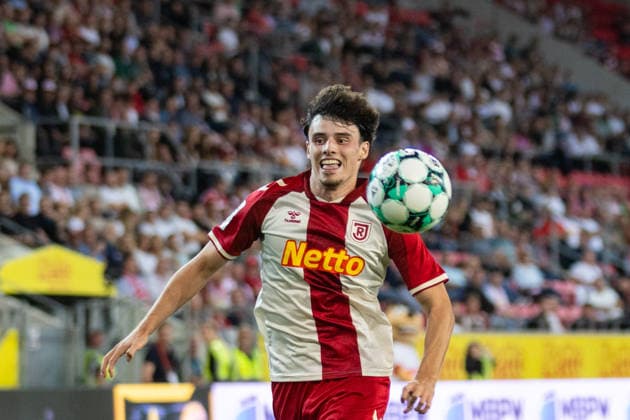 September 15, 2026, Soccer, GER, Season, 3rd Division, 2026–2027 Season, Matchday 6, SSV Jahn Regensburg vs. Fortuna Düsseldorf, Nicolas Oliveira, SSV Jahn Regensburg. DFL regulations prohibit any use of photographs as image sequences and or quasi-video.