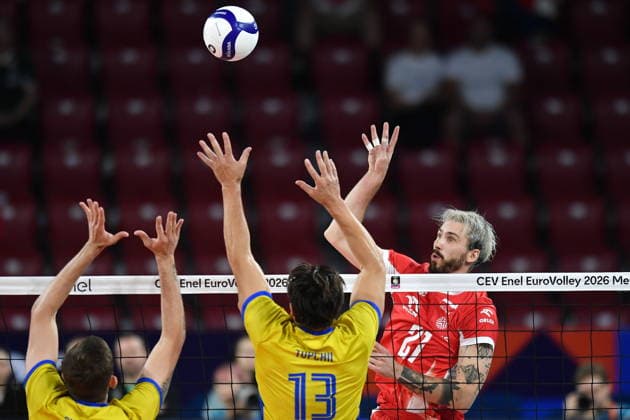 2026.09.15 Sofia siatkowka Mistrzostwa Europy w siatkowce mezczyzn Polska - Ukraina N z Tomasz Fornal Foto Lukasz Laskowski PressFocus 2026.09.15 Sofia CEV Enel EuroVolley Men 2026 Poland vs Ukraine Tomasz Fornal Credit: Lukasz Laskowski PressFocus NEWSPIX.PL --- newspix.pl POLAND OUT! 