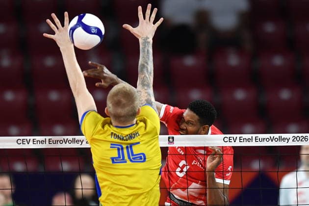 2026.09.15 Sofia siatkowka Mistrzostwa Europy w siatkowce mezczyzn Polska - Ukraina N z Wilfredo Leon Venero Foto Lukasz Laskowski PressFocus 2026.09.15 Sofia CEV Enel EuroVolley Men 2026 Poland vs Ukraine Wilfredo Leon Venero Credit: Lukasz Laskowski PressFocus NEWSPIX.PL --- newspix.pl POLAND OUT! 