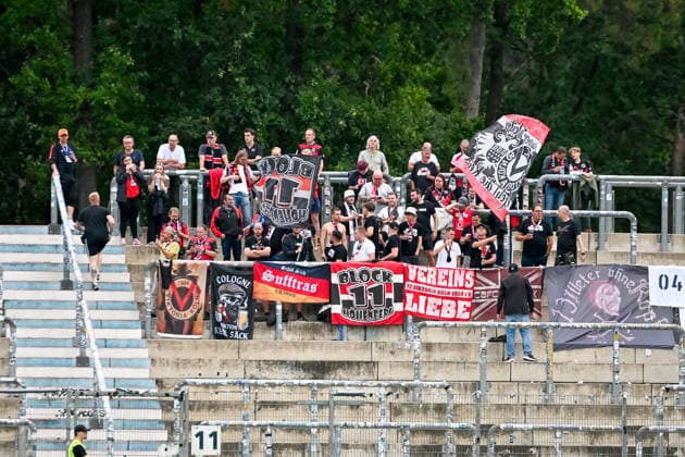 FC Viktoria Cologne, SV Meppen vs. FC Viktoria Cologne Fans, Soccer, 3rd Division, Matchday 6, 2026–2027 Season, September 15, 2026, SV Meppen vs. FC Viktoria Cologne, soccer, 3rd Division, Matchday 6, 2026–2027 season, September 15, 2026, Meppen Copyright: xEibner-Pressefoto RobertxGertzenx EP_RGN
