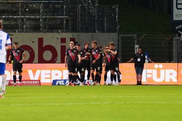 German Soccer, 3rd Division, Matchday 6, Hänsch Arena, Emslandstadion, Emsland District, Lower Saxony, Midweek Match, SV Meppen vs. Viktoria Köln; Goal by Tim Kloss (Viktoria Köln); 18–0–2 Copyright: xMichelxWittex