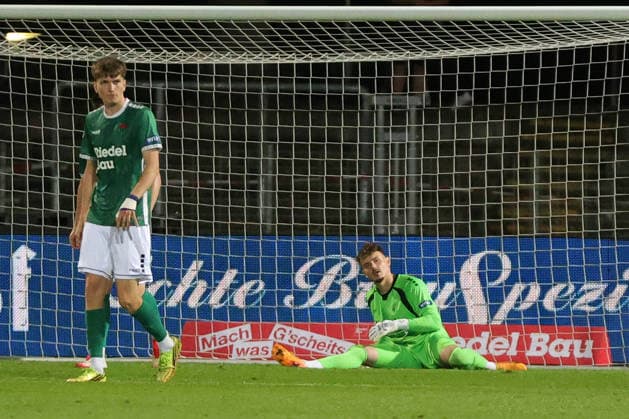 September 15, 2026, Soccer, Men s, 2026–2027 Season, Bavarian Regional League, Matchday 9: FC Schweinfurt 05 vs. FV Illertissen; Goalkeeper Jan Mottl (FC Schweinfurt 05); Schweinfurt lost 0–3 at the Riedel Bau Arena in the Sachs Stadium, Lower Franconia, Bavaria, Germany