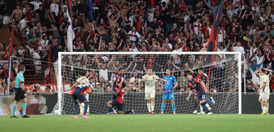 Foto IPP ACGE Genova 15 09 2026 Coppa Italia Sedicesimi 2026-2027 Genoa-SudTirol nella foto: Johan Felipe Vasquez Ibarra esulta dopo il gol del 1-0 Italy Photo Press World Copyright Genova italy Italia ITALY  Copyright: xR4924_italyphotopressx