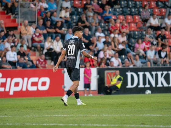 Cropped image: Andre Leipold, SC Verl, age 20, full-body single shot, archive, cropped, GER, soccer, SG Sonnenhof Grossaspach vs. SC Verl, 3rd League, Matchday 6, Aspach, 2026–2027 season, September 15, 2026 GER, Soccer, SG Sonnenhof Grossaspach vs. SC Verl, 3rd Division, Matchday 6, 2026–2027 season, September 15, 2026 Aspach Copyright: xCarstenxSchweringx EP_CSG