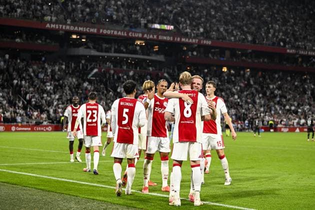 AMSTERDAM - Julian Brandt of Ajax celebrates the 2-0 during the Dutch Eredivisie match between Ajax and Willem II at the Johan Cruijff ArenA on September 15, 2026, in Amsterdam, the Netherlands. OLAF KRAAK ANP Eredivisie 2026 27 xVIxANPxSportx xxANPxIVx 568736978 originalFilename: 568736978.jpg
