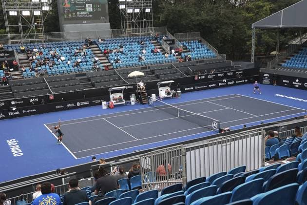 RECORD DATE NOT STATED Teodora Kostovic and Victoria Luiza Barros face off at the SP Open. Sao Paulo (SP), 09 15 2026 Tennis SP Open Serbian Teodora Kostovic faces Brazilian Victoria Luiza Barros this Tuesday (15), in the first round of singles at the SP Open, on the central court, at Villa-Lobos Park, in Sao Paulo. Serbian Teodora Kostovic wins by 2 sets to 0 with partial scores of 6 2 and 6 4.(Foto: Leco Viana Thenews2 imago images) SPO  Copyright: xLecoxVianax