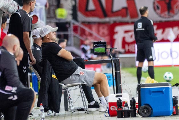 September 15, 2026, Soccer, GER, Season, 3rd Division, 2026–2027 Season, Matchday 6, SSV Jahn Regensburg vs. Fortuna Düsseldorf, Sascha Hildmann, Coach of SSV Jahn Regensburg. DFL regulations prohibit any use of photographs as image sequences and or quasi-video.