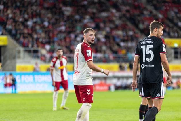 September 15, 2026, Soccer, GER, Season, 3rd Division, 2026–2027 Season, Matchday 6, SSV Jahn Regensburg vs. Fortuna Düsseldorf, Lucas Hermes, SSV Jahn Regensburg. DFL regulations prohibit any use of photographs as image sequences and or quasi-video.