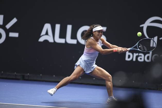 RECORD DATE NOT STATED Lucrezia Stefanini and Nadia Podoroska face off at the SP Open in Brazil. Sao Paulo (SP), 09 15 2026 Tennis SP Open Italian Lucrezia Stefanini faces Argentinian Nadia Podoroska this Tuesday (15), at the SP Open tennis tournament, on court 1 of Villa-Lobos Park, in Sao Paulo. Argentinian tennis player Nadia Podoroska wins by 2 sets to 0 with a partial score of 6 3 and 6 4(Foto: Leco Viana Thenews2 imago images) SPO  Copyright: xLecoxVianax