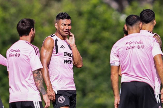 September 15, 2026, Fort Lauderdale, Florida, USA: Midfielder CASEMIRO (5) of Inter Miami CF, is seen during an Inter Miami Training Session at Florida Blue Training Center ahead of the 2026 Michelob ULTRA Campeones Cup Fort Lauderdale USA - ZUMAa257 20260915_zsp_a257_001 Copyright: xChrisxArjoonx