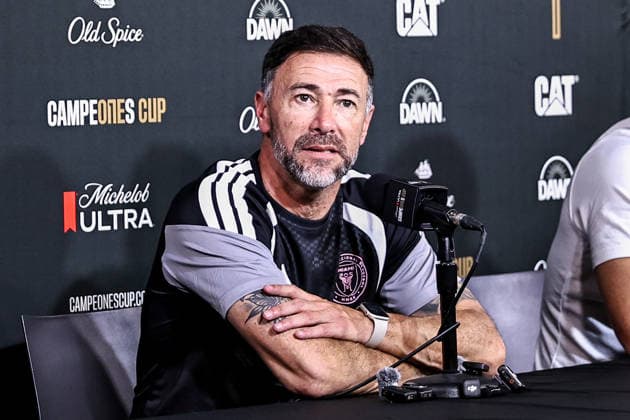 September 15, 2026, Fort Lauderdale, Florida, USA: Head Coach CRISTIAN Ã¢â‚¬ËœKILYÃ¢â‚¬â ¢ GONZALEZ of Inter Miami CF is seen talking to the media ahead of the 2026 Michelob ULTRA Campeones Cup Fort Lauderdale USA - ZUMAa257 20260915_zsp_a257_022 Copyright: xChrisxArjoonx