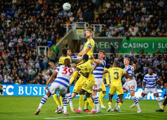 Kristoffer Ajer of Brentford heads clear Reading v Brentford, EFL Carabao Cup, Football, The Select Car Leasing Stadium, UK - 15 Sep 2026Reading The Select Car Leasing Stadium United Kingdom EDITORIAL USE ONLY No use with unauthorised audio, video, data, fixture lists, club league logos or live services. Online in-match use limited to 120 images, no video emulation. No use in betting, games or single club league player publications. Copyright: xMattxImpey Shutterstockx 17152698v