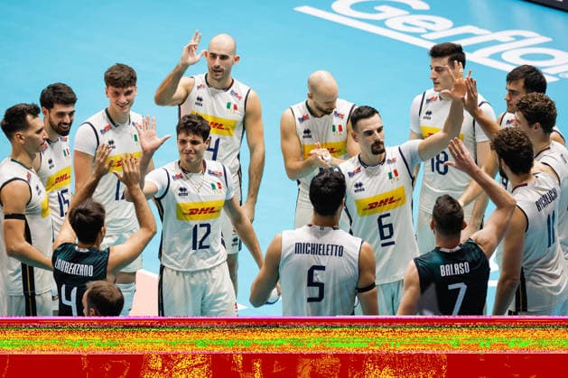 Italy during a Men™s Euro pool A volleyball match between Czech Republic and Italy in Modena, Italy - September 15, 2026  Copyright: xLucaxDiliberto xLaPressex