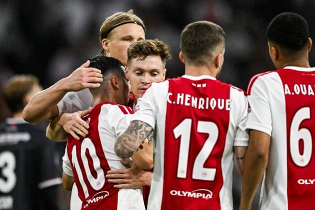 AMSTERDAM - Viktor Tsygankov of Ajax celebrates the 3-0 during the Dutch Eredivisie match between Ajax and Willem II at the Johan Cruijff ArenA on September 15, 2026 in Amsterdam, the Netherlands. OLAF KRAAK ANP Eredivisie 2026 27 xVIxANPxSportx xxANPxIVx 568739428 originalFilename: 568739428.jpg