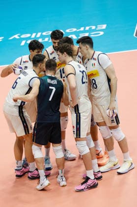 Italy during a Men™s Euro pool A volleyball match between Czech Republic and Italy in Modena, Italy - September 15, 2026  Copyright: xLucaxDiliberto xLaPressex