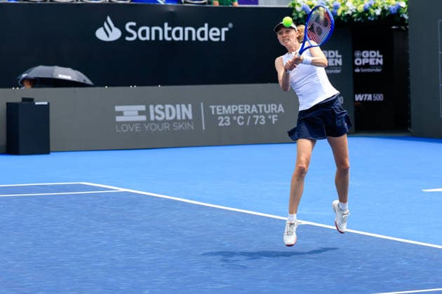 WTA GUADALAJARA OPEN 2026 WTA GUADALAJARA OPEN 2026 CRISTINA BUCSA VS PANNA UDVARDY 09 15 2026 GUADALAJARA, JALISCO Action photo of Cristina Bucsa of Spain during a match at the 2026 WTA Guadalajara Open, held at the Centro Panamericano de Tenis in Guadalajara, Jalisco, Mexico Action photo of Cristina Bucsa of Spain, during a match at the 2026 WTA Guadalajara Open held at the Centro Panamericano de Tenis in Guadalajara, Jalisco, Mexico. PHOTO BY IMAGENSHOP PHOTO AGENCY GUADALAJARA, JALISCO, MEXICO Copyright: xIMAGENSHOPxAGENCIAxFOTOGRAFICAx