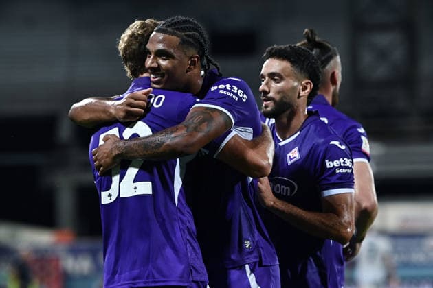 Mp Firenze 15 09 2026 - Coppa Italia Fiorentina-Pisa foto Matteo Papini Image nella foto: esultanza gol Mateo Pellegrino 