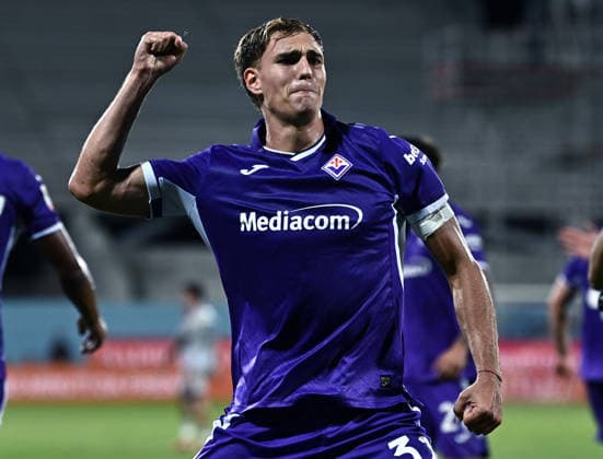 Mp Firenze 15 09 2026 - Coppa Italia Fiorentina-Pisa foto Matteo Papini Image nella foto: esultanza gol Mateo Pellegrino 