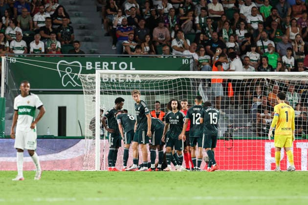 September 15, 2026, Elche, Elche, Spain: Kylian Mbappe of Real Madrid CF hurts after scoring a goal during the Spanish League, LaLiga EA Sports, football match played between Elche CF and Real Madrid CF at Estadio Manuel Martinez Valero on September 15, 2026, in Elche, Spain. Elche Spain - ZUMAa181 20260915_zaa_a181_280 Copyright: xIrinaxR.xHipolitox