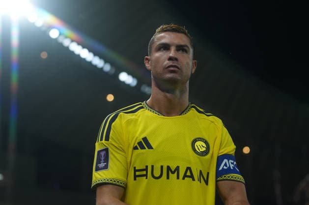 AL AIN, UNITED ARAB EMIRATES - SEPTEMBER 15: A close-up headshot, portrait of Cristiano Ronaldo wearing the new yellow Al Nassr home kit during the AFC Champions League Elite group stage match between Al Ain FC and Al Nassr at the Hazza bin Zayed Stadium on September 15, 2026 in Al Ain, United Arab Emirates. Al Ain vs. Al- Nassr - 2026 27 AFC Champions League Elite match 1 of 8 - West Region group at Hazza bin Zayed Stadium, Al Ain, UAE. 15 SEPTEMBER 2026 Copyright: xx