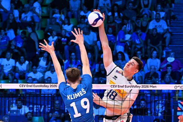 VOLLEYBALL - CEV Eurovolley Men - Italy vs. Czechia Photo by IPA ABACAPRESS.COM88574359 - SANGUINETTI, Giovanni (Italy) Modena Italy  Copyright: xIPAxSport ABACAx
