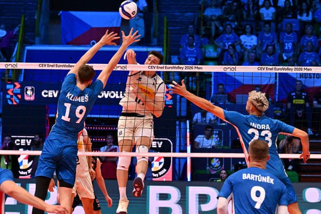 VOLLEYBALL - CEV Eurovolley Men - Italy vs. the Czech Republic Photo by IPA ABACAPRESS.COM88574376 - SANGUINETTI, Giovanni (Italy) Modena Italy  Copyright: xIPAxSport ABACAx