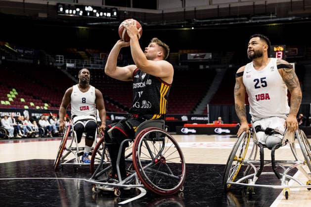 Wheelchair basketball, IWBF World Championships, Germany v USA