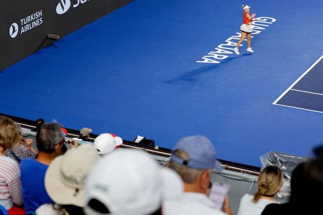 WTA GUADALAJARA OPEN 2026 WTA GUADALAJARA OPEN 2026 DIANE PARRY VS PEYTON STEARNS 09 15 2026 GUADALAJARA, JALISCO Action photo of Peyton Stearns of the United States during a match at the 2026 WTA Guadalajara Open, held at the Centro Panamericano de Tenis in Guadalajara, Jalisco, Mexico Action photo of Peyton Stearns of the United States, during a match at the 2026 WTA Guadalajara Open held at the Centro Panamericano de Tenis in Guadalajara, Jalisco, Mexico. PHOTO BY IMAGENSHOP PHOTO AGENCY GUADALAJARA, JALISCO, MEXICO Copyright: xIMAGENSHOPxAGENCIAxFOTOGRAFICAx