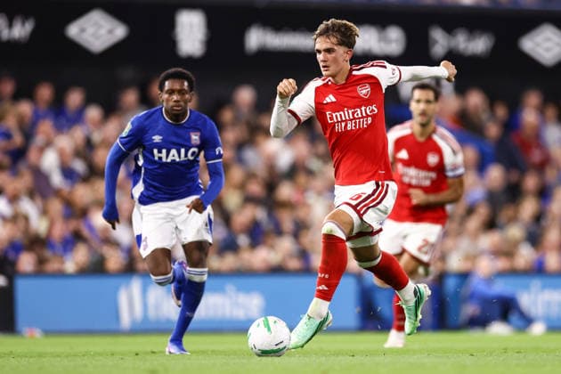 Ipswich Town gegen Arsenal, 15. September 2026, Ipswich, Carabao Cup, dritte Runde: Ipswich Town gegen Arsenal, Max Dowman von Arsenal, Foto: Jacques Feeney, Abseits, Ipswich, Großbritannien  Copyright: xJacquesxFeeneyx xOffsidexOffside