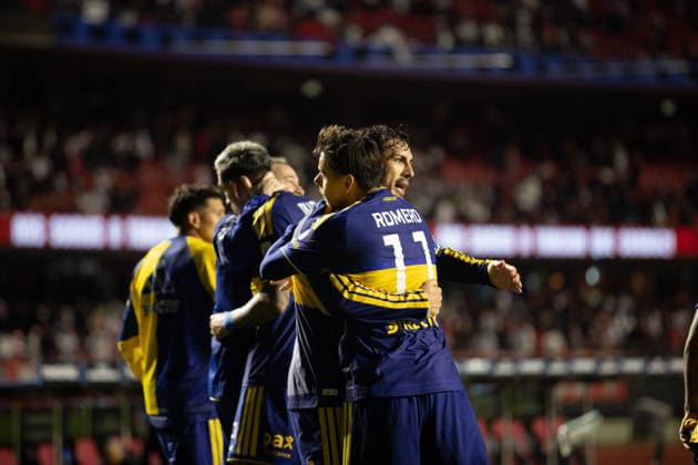 São Paulo x Boca Juniors SaO PAULO, SP - 15.09.2026: SaO PAULO X BOCA JUNIORS - Boca Juniors celebrates qualification over Sao Paulo, second leg of the CONMEBOL Sudamericana quarter-finals, held on Tuesday night (15) at MorumBIS in Sao Paulo, SP. (Photo: Rodilei Morais Fotoarena) x3017115x  RodileixMorais