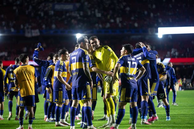 São Paulo x Boca Juniors SaO PAULO, SP - 15.09.2026: SaO PAULO X BOCA JUNIORS - Boca Juniors celebrates qualification over Sao Paulo, second leg of the CONMEBOL Sudamericana quarter-finals, held on Tuesday night (15) at MorumBIS in Sao Paulo, SP. (Photo: Rodilei Morais Fotoarena) x3017116x  RodileixMorais