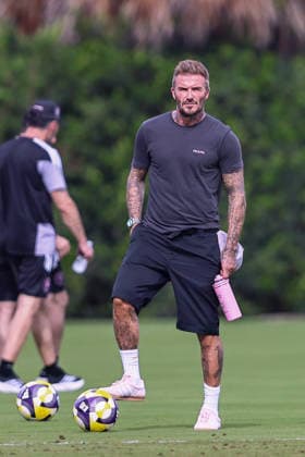 FORT LAUDERDALE, FL - SEPTEMBER 15: Co Owner David Beckham of Inter Miami CF is seen during an Inter Miami Training Session at Florida Blue Training Center ahead of the 2026 Michelob ULTRA Campeones Cup on September 15, 2026 in Fort Lauderdale, Florida. (Photo by Chris Arjoon Icon Sportswire) SOCCER: SEP 15 Inter Miami CF Training EDITORIAL USE ONLY Icon2609150000006