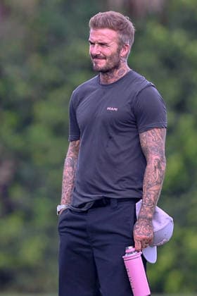 FORT LAUDERDALE, FL - SEPTEMBER 15: Co Owner David Beckham of Inter Miami CF is seen during an Inter Miami Training Session at Florida Blue Training Center ahead of the 2026 Michelob ULTRA Campeones Cup on September 15, 2026 in Fort Lauderdale, Florida. (Photo by Chris Arjoon Icon Sportswire) SOCCER: SEP 15 Inter Miami CF Training EDITORIAL USE ONLY Icon2609150000008