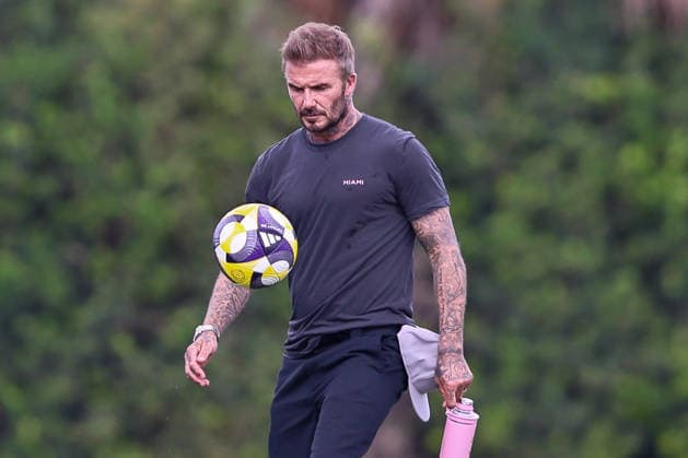 FORT LAUDERDALE, FL - SEPTEMBER 15: Co Owner David Beckham of Inter Miami CF is seen during an Inter Miami Training Session at Florida Blue Training Center ahead of the 2026 Michelob ULTRA Campeones Cup on September 15, 2026 in Fort Lauderdale, Florida. (Photo by Chris Arjoon Icon Sportswire) SOCCER: SEP 15 Inter Miami CF Training EDITORIAL USE ONLY Icon2609150000041