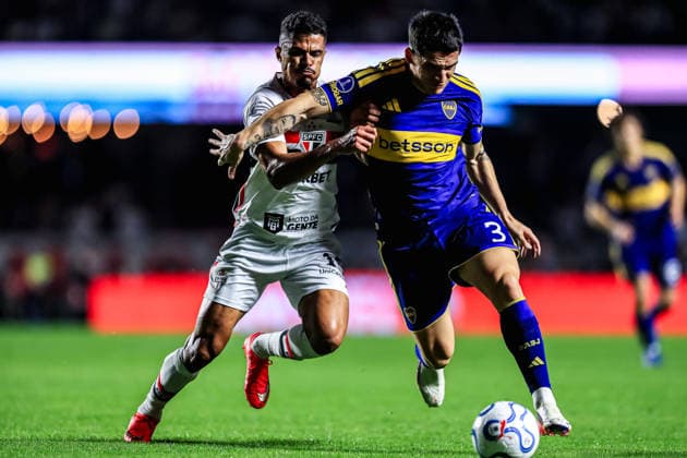 Sao Paulo and Boca Junior at Morumbis Stadium in Sao Paulo (SP), Brazil, on Tuesday, September 15, 2026. September 15, 2026, Sao Paulo, Sao Paulo, Brazil: SoO PAULO (SP), BRAZIL SEPTEMBER 15: Boca Juniors player Blanco during the match between Sao Paulo and Boca Juniors part of the 2026 Copa Sudamericana at Morumbis Stadium in Sao Paulo (SP), Brazil, on Tuesday, September 15, 2026., Credit:Marco Miatelo Avalon Copyright: xMarcoxMiatelox xAvalonx 1135151215
