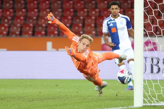 September 15, 2026, Zurich, SWITZERLAND, Letzigrund Stadium, Zurich, Soccer, 2026–2027 Season, Men s Soccer Super League, Grasshopper Club Zurich vs. FC Sion, Goalie Marvin Huebel, GC