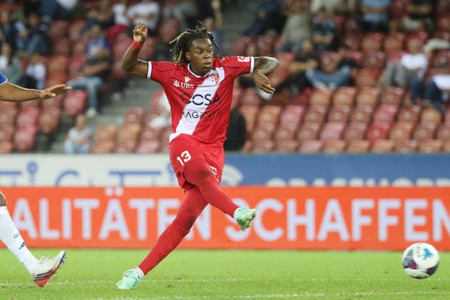 September 15, 2026, Zurich, SWITZERLAND, Letzigrund Stadium, Zurich, Soccer, 2026–2027 Season, Men s Soccer Super League, Grasshopper Club Zurich vs. FC Sion, Winsley Boteli, FC Sion