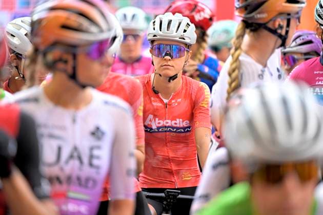 Grand Prix de Wallonie 2026 Cycling Race - Women CITADELLE DE NAMUR, BELGIUM - SEPTEMBER 16 : rider of Team Abadie Magnan during the 66th edition of Grand Prix de Wallonie an UCI ProSeries 1.Pro one day cycling road race for Women Elite of 127,3 km with start in Seraing and finish in Citadelle de Namur on September 16, 2026 in Citadelle de Namur, Belgium, 16 09 2026 ( Motordriver Pieter Van Herzeele - Citadelle de Namur Belgium  Copyright: xSesx