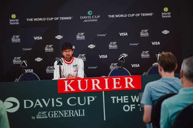 Tennis, Davis Cup, Austria, press conference