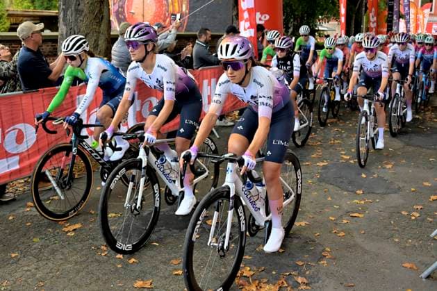 Grand Prix de Wallonie 2026 Cycling Race - Women CITADELLE DE NAMUR, BELGIUM - SEPTEMBER 16 : riders of UAE Team ADQ during the 66th edition of Grand Prix de Wallonie an UCI ProSeries 1.Pro one day cycling road race for Women Elite of 127,3 km with start in Seraing and finish in Citadelle de Namur on September 16, 2026 in Citadelle de Namur, Belgium, 16 09 2026 ( Motordriver Pieter Van Herzeele - Citadelle de Namur Belgium  Copyright: xSesx