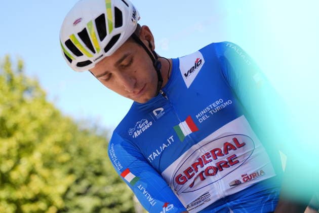 Filippo D™Aiuto Maglia Azzurra GPM, General Store during the Giro d™Abruzzo, stage 2 from Popoli Terme to Caramanico Terme (143 km) - Abruzzo, Italy - Wednesday, September 16, 2026. - cycling.  Copyright: xFabioxFerrari LaPressex