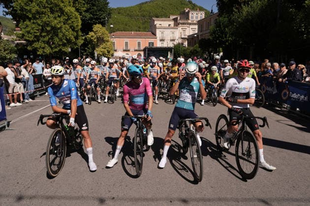 Start of the race during the Giro d™Abruzzo, stage 2 from Popoli Terme to Caramanico Terme (143 km) - Abruzzo, Italy - Wednesday, September 16, 2026. - cycling.  Copyright: xMassimoxPaolone LaPressex