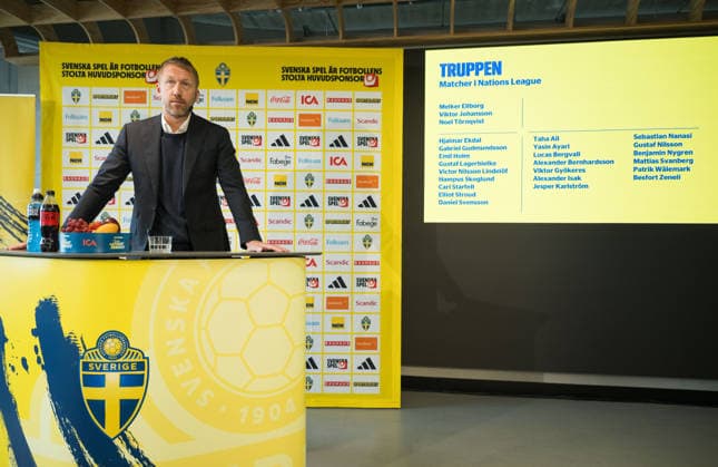 Football, Sweden national team press conference