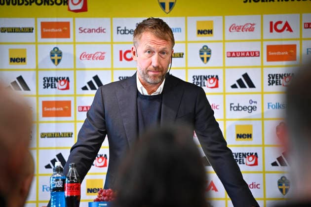 STOCKHOLM, SWEDEN, September 16, 2026 National soccer team coach Graham Potter announces the roster for the Nations League STOCKHOLM, SWEDEN x12270x  Copyright: xMartinxPahlmblad TTx THE DAY AFTER THE ELECTION (S)