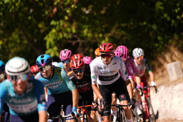 Mathys Rondel Maglia Bianca, Tudor Pro Cycling Team during the Giro d™Abruzzo, stage 2 from Popoli Terme to Caramanico Terme (143 km) - Abruzzo, Italy - Wednesday, September 16, 2026. - cycling.  Copyright: xFabioxFerrari LaPressex