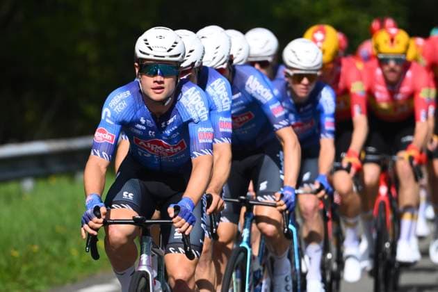 Grand Prix de Wallonie 2026 Cycling Race CITADELLE DE NAMUR, BELGIUM - SEPTEMBER 16 : Plowright Jensen (AUS) of Alpecin - Premier Tech during the 66th edition of Grand Prix de Wallonie an UCI ProSeries 1.Pro one day cycling road race for Men Elite of 196.8 km with start in Seraing and finish in Citadelle de Namur on September 16, 2026 in Citadelle de Namur, Belgium, 16 09 2026 ( Motordriver Kenny Verfaillie - Citadelle de Namur Belgium  Copyright: xVincentxKalutx