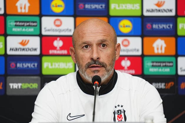 Ahead of the Besiktas v Olympique de Marseille - UEFA Europa League ISTANBUL, TURKIYE - SEPTEMBER 16: Besiktas head coach Vincenzo Italiano and his player Amir Murillo (not seen) answer questions during a press conference, PK, Pressekonferenz at BJK Nevzat Demir Facilities ahead of their UEFA Europa League Matchday 1 fixture against French side Olympique de Marseille, in Istanbul, Turkiye, on September 16, 2026. Adem Kutucu Anadolu Istanbul Turkey. Editorial use only. Please get in touch for any other usage.  Copyright: x2026xAnadoluxAdemxKutucux
